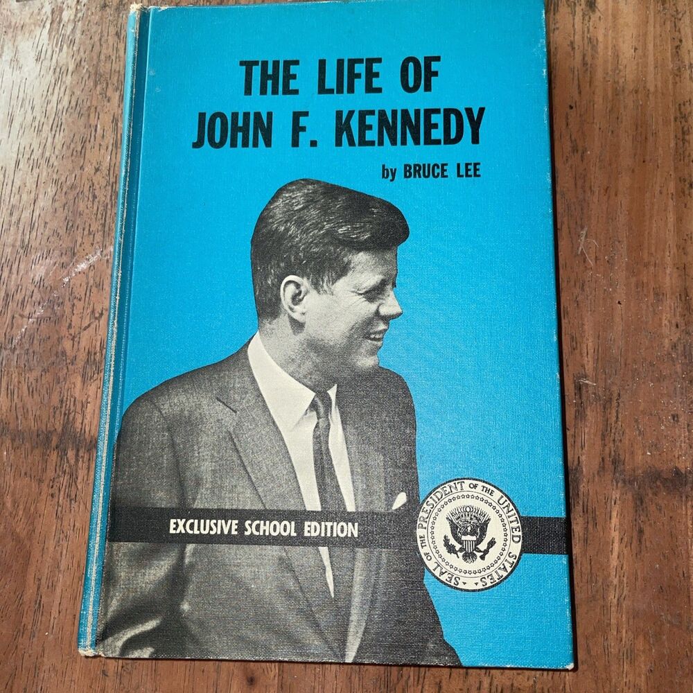 VTG 60s The Life of John F. Kennedy by Bruce Lee Exclusive School Edition 1964